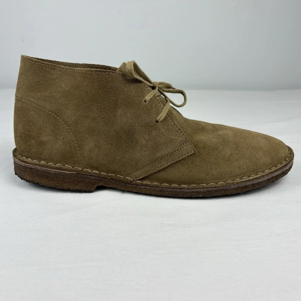 J. Crew MacAlister Suede Leather Desert Chukka Boots Crepe Sole 10M Italy
